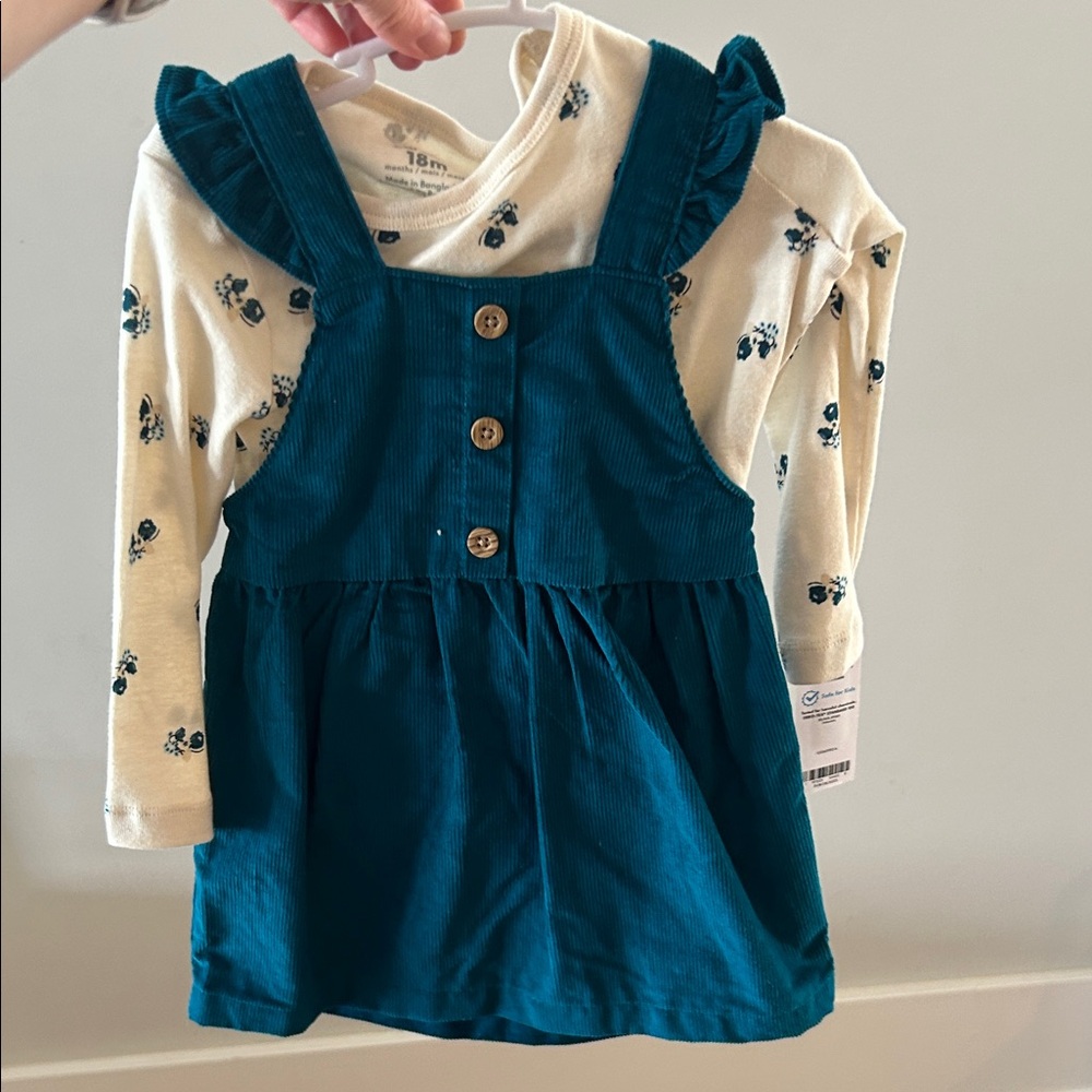 Carter's Teal and Cream Kids Matching Set